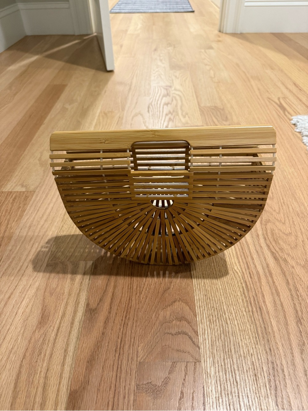 Bamboo Handbag Purse Clutch - Picture 2 of 4